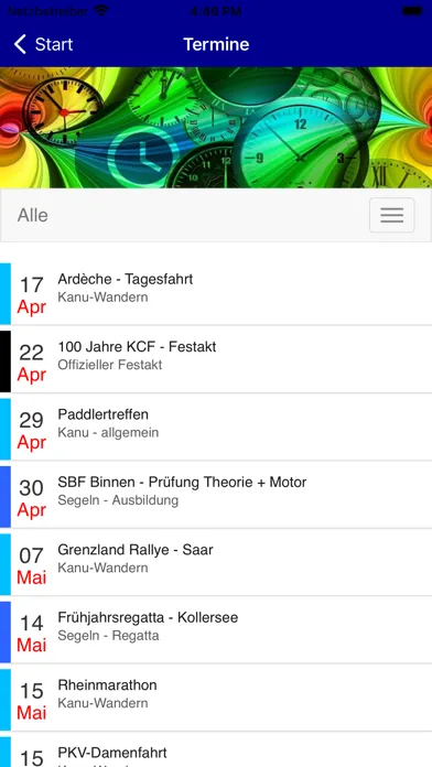 Ảnh chụp màn hình của Kanu und Segelclub Frankenthal