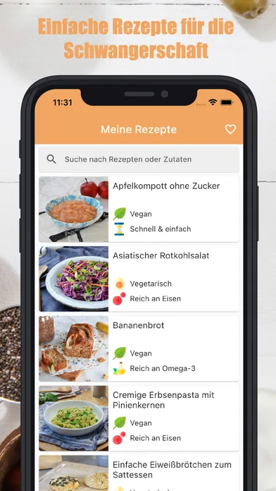 MIMBA Ernährung für Schwangere स्क्रीनशॉट