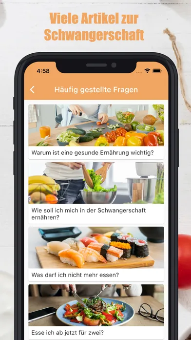 MIMBA Ernährung für Schwangere स्क्रीनशॉट