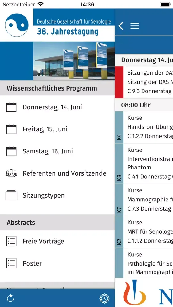 Скриншоты Senologiekongress 2018