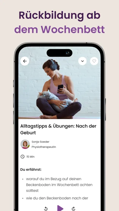 صور Mama: Stillen Rückbildung