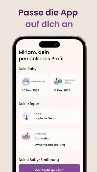 صور Mama: Stillen Rückbildung