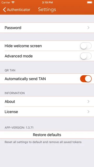 KeyIdentity Authenticator Screenshots