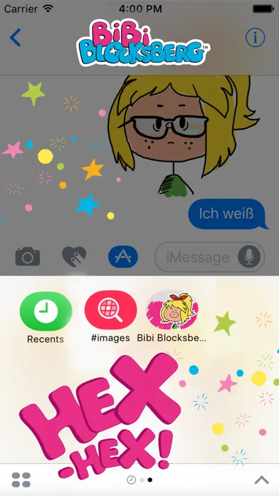 Capturas de pantalla de Bibi Blocksberg Comic Emojis