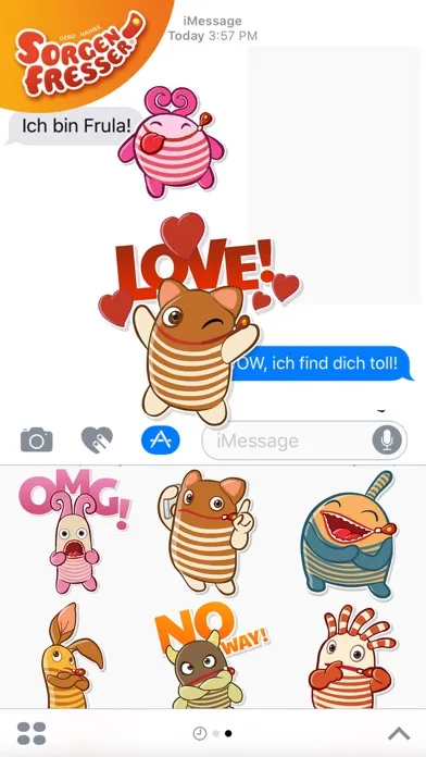 Sorgenfresser Emojis应用截图