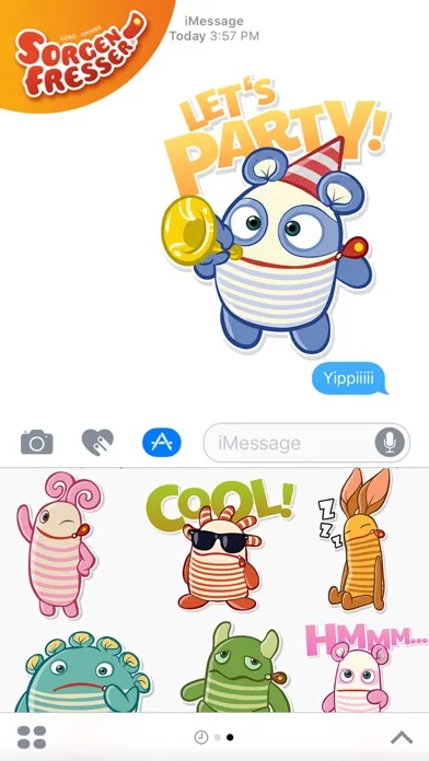 Sorgenfresser Emojis应用截图