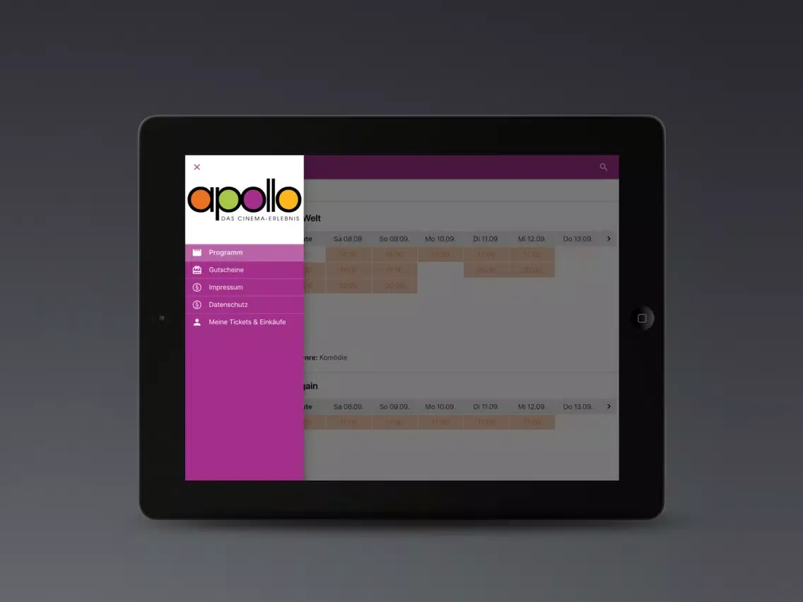 Скриншоты Apollo Kino Cochem iPad 