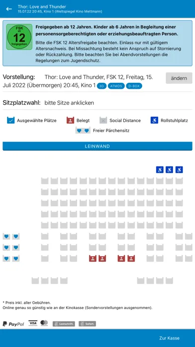 Weltspiegel Kino Mettmann سکرین شاٹس