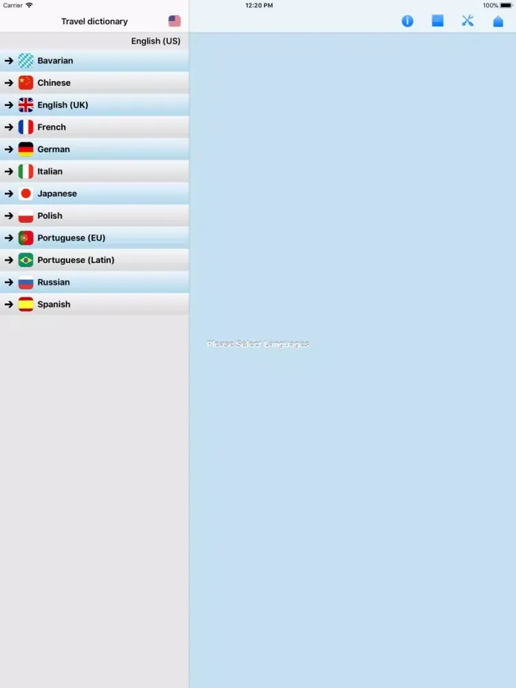 iSayHello Communicator iPad  Screenshots