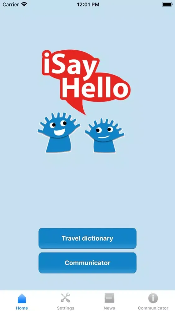 iSayHello Communicator Screenshots