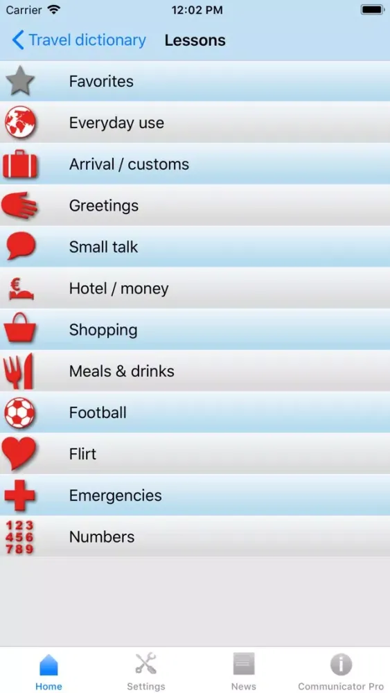 iSayHello Communicator Screenshots