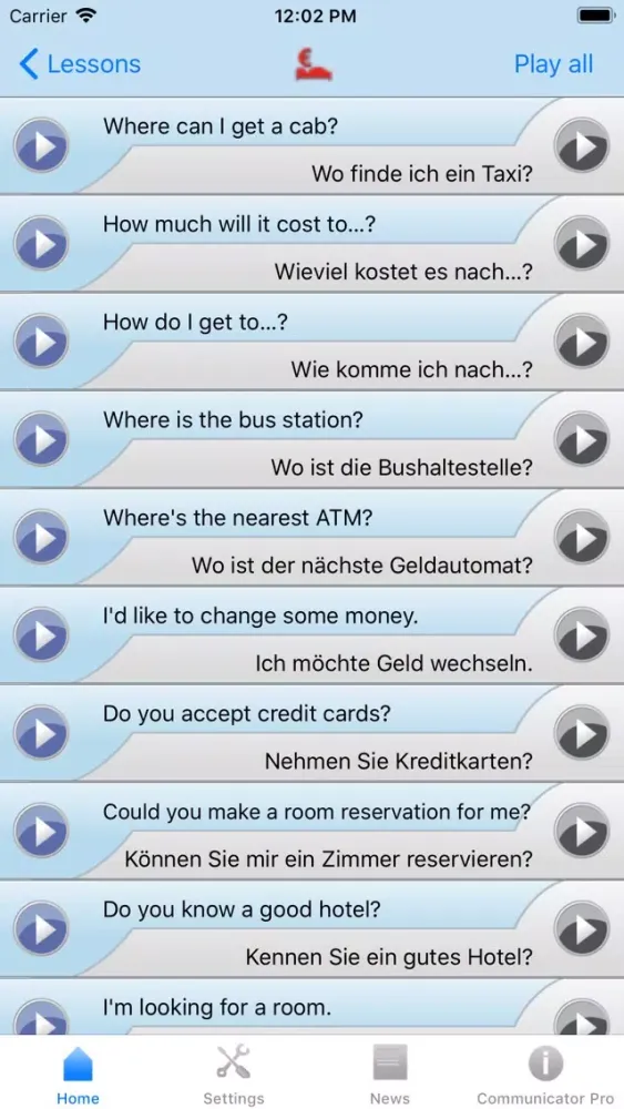 iSayHello Communicator Screenshots