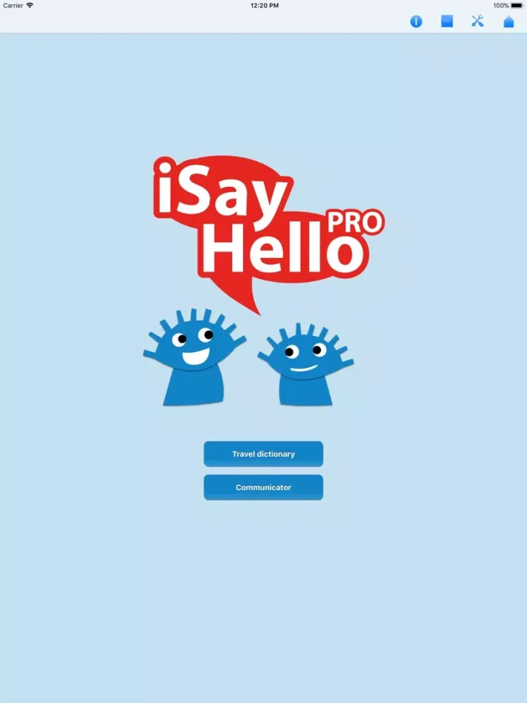 تصاویر iSayHello Communicator Pro iPad 