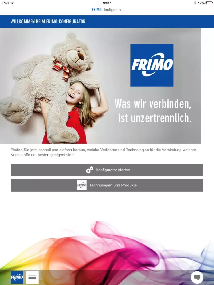 Plastics Joining Configurator iPad  Ekran Görüntüleri