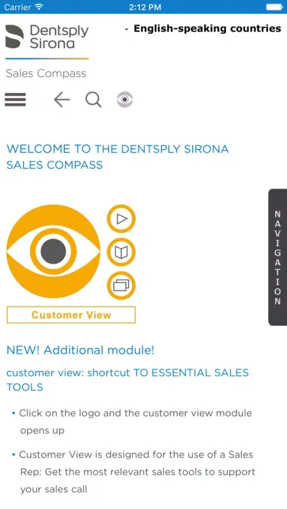 Dentsply Sirona Sales Compass应用截图