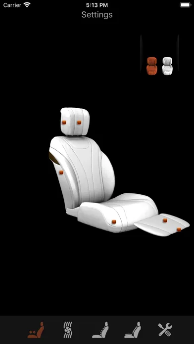 Captures d'écran de KLASSEN Seat control