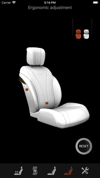 Captures d'écran de KLASSEN Seat control