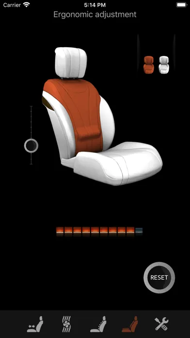 Captures d'écran de KLASSEN Seat control