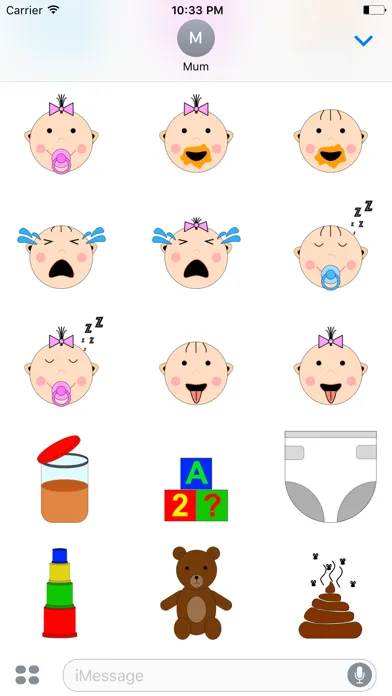 Capturas de pantalla de Baby Accessories Sticker