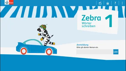 Zrzuty ekranu Wörter schreiben 1 mit Zebra