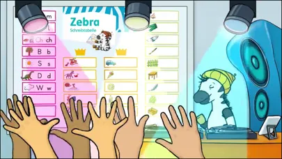 Zrzuty ekranu Wörter schreiben 1 mit Zebra
