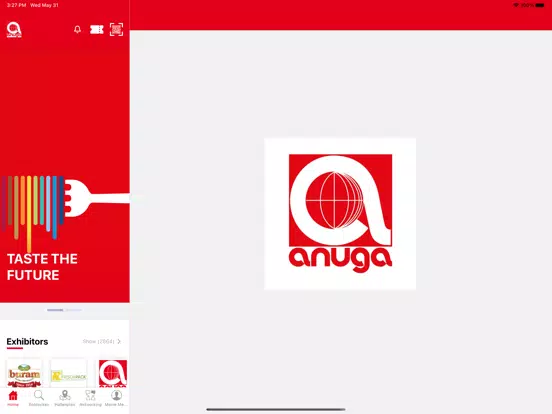 Ảnh chụp màn hình của Anuga iPad 