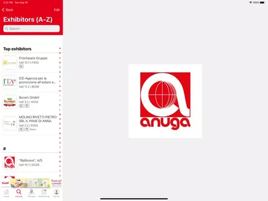 Anuga iPad 應用截圖