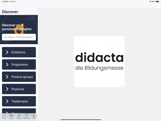didacta iPad  Screenshots