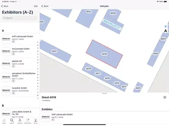 didacta iPad  Screenshots