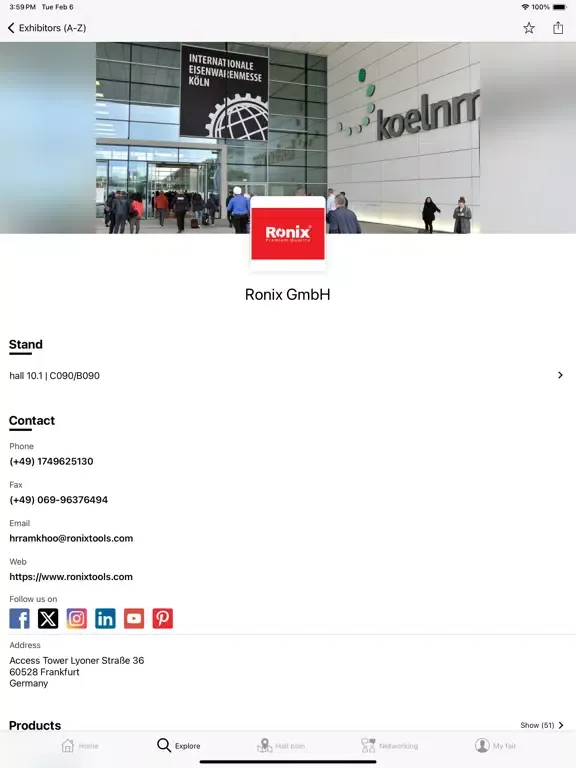EISENWARENMESSE iPad 应用截图