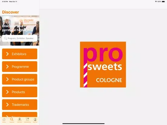 ภาพหน้าจอของ ProSweets Cologne iPad 