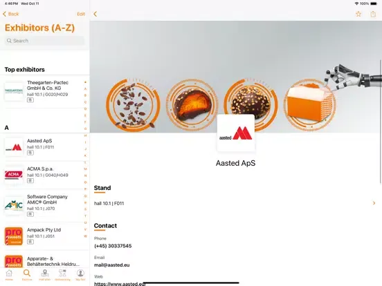 ภาพหน้าจอของ ProSweets Cologne iPad 