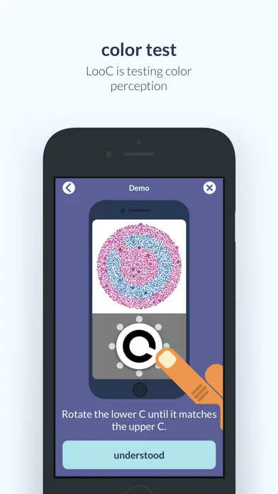 LooC - Mobile eye test سکرین شاٹس