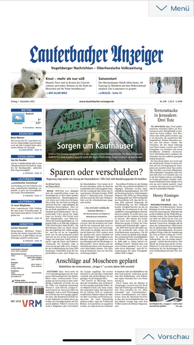 Скриншоты Kreis-Anzeiger & LA/OZ ePaper
