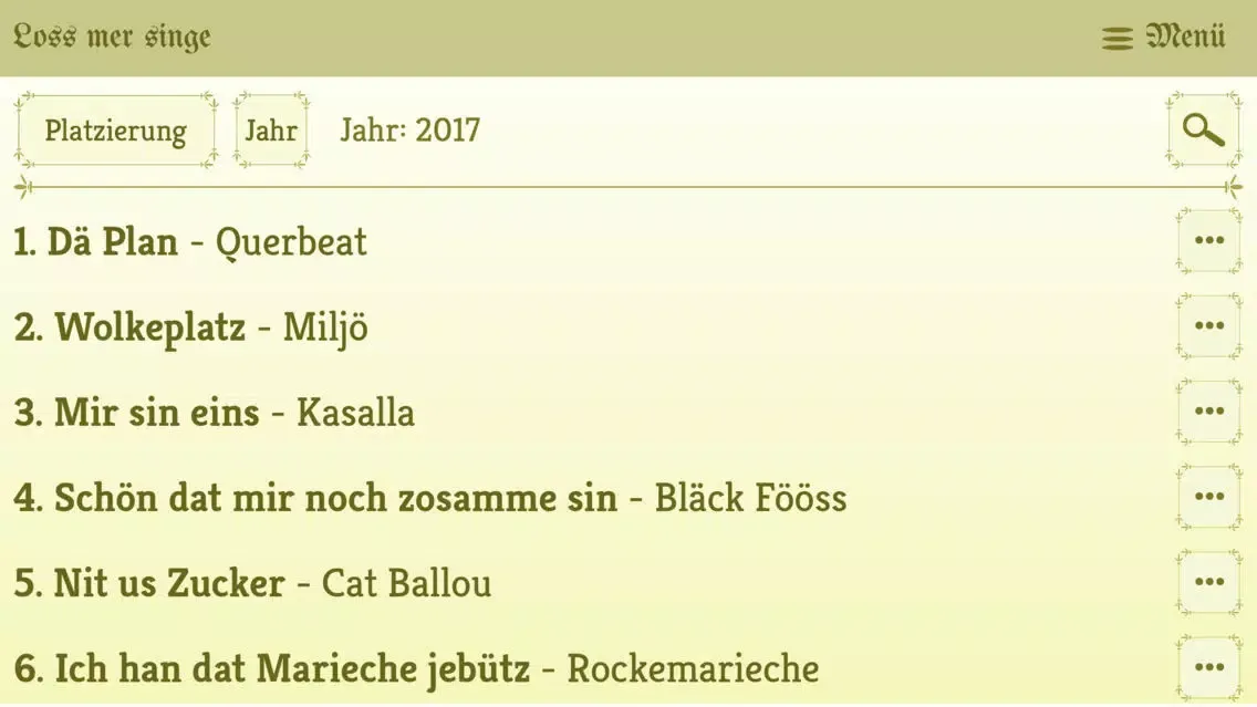 Tangkapan skrin JeckApp von karneval.de