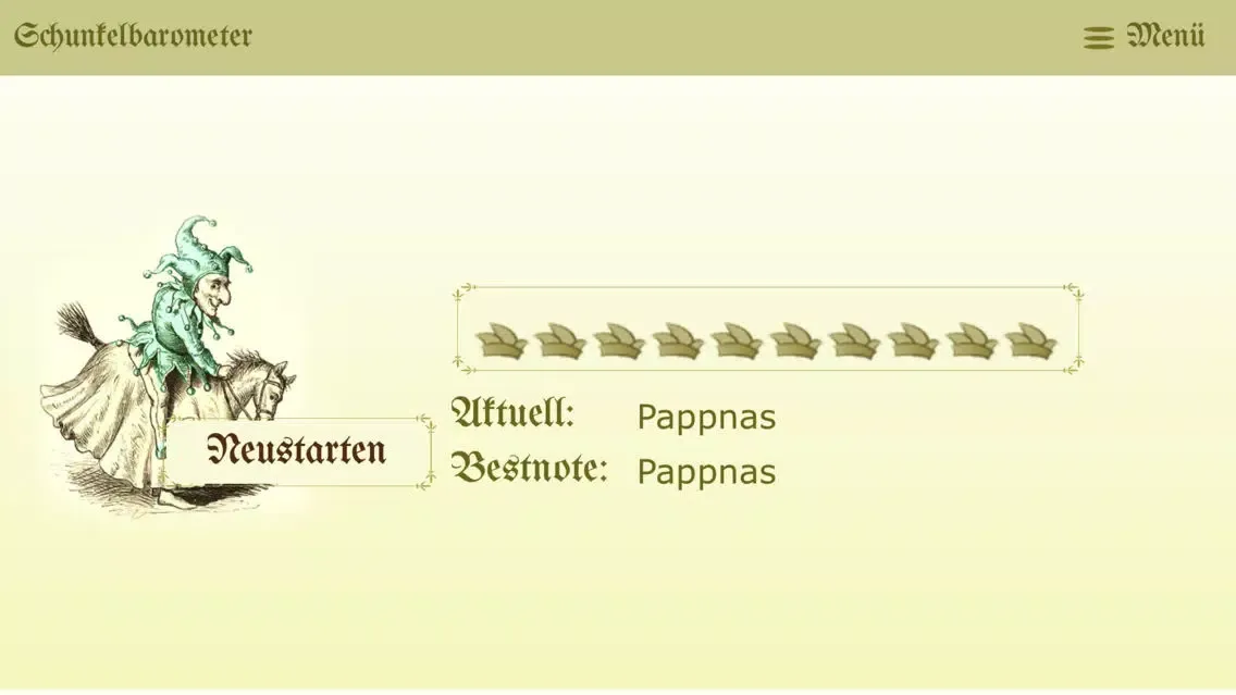 Tangkapan skrin JeckApp von karneval.de