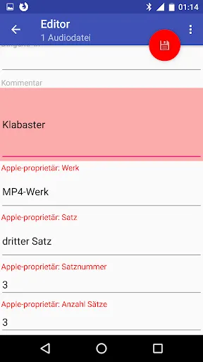 Скриншоты Classical Music Tagger