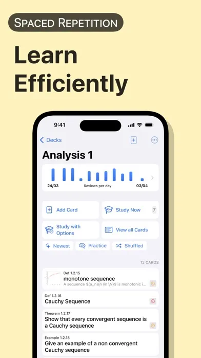 Tangkapan skrin Flashtex: Learn Flashcards