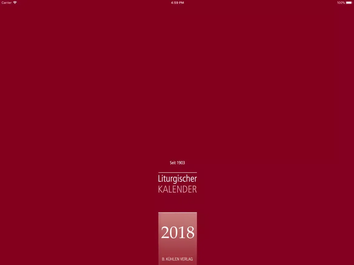 Скриншоты Liturgischer Kalender 2018 iPad 