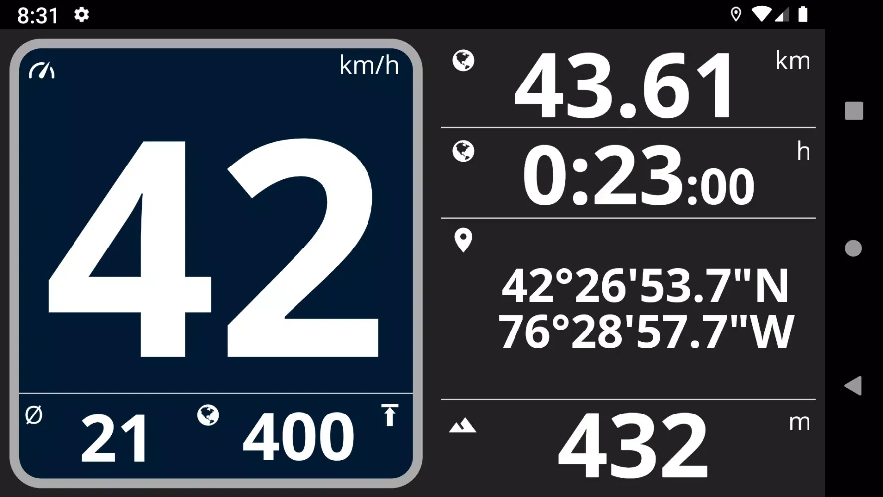 Easy Speedometer Basic應用截圖