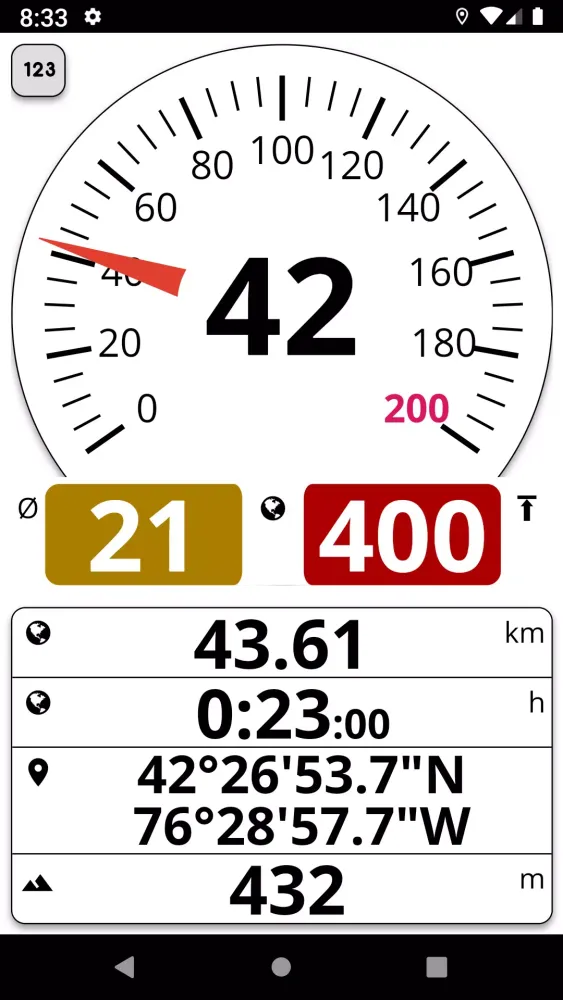 Easy Speedometer Basic應用截圖