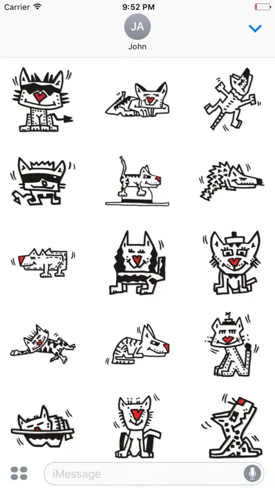 Capturas de pantalla de Cat-alog by Herman - Funny Pop Art Stickers