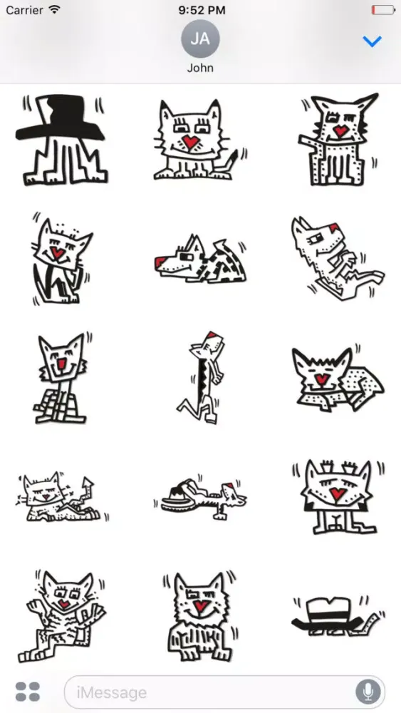 Capturas de pantalla de Cat-alog by Herman - Funny Pop Art Stickers