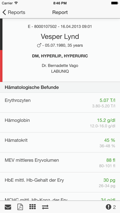 Labor Lademannbogen MVZ GmbH سکرین شاٹس