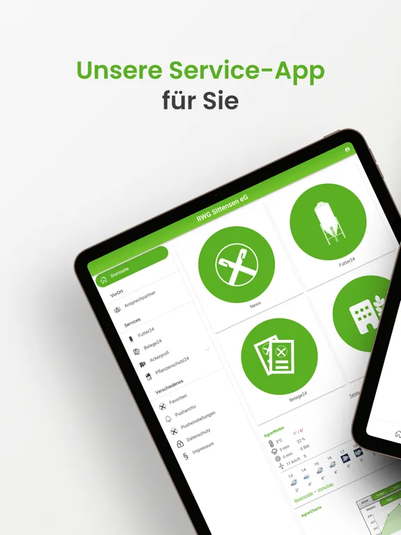 Ảnh chụp màn hình của RWG Sittensen iPad 