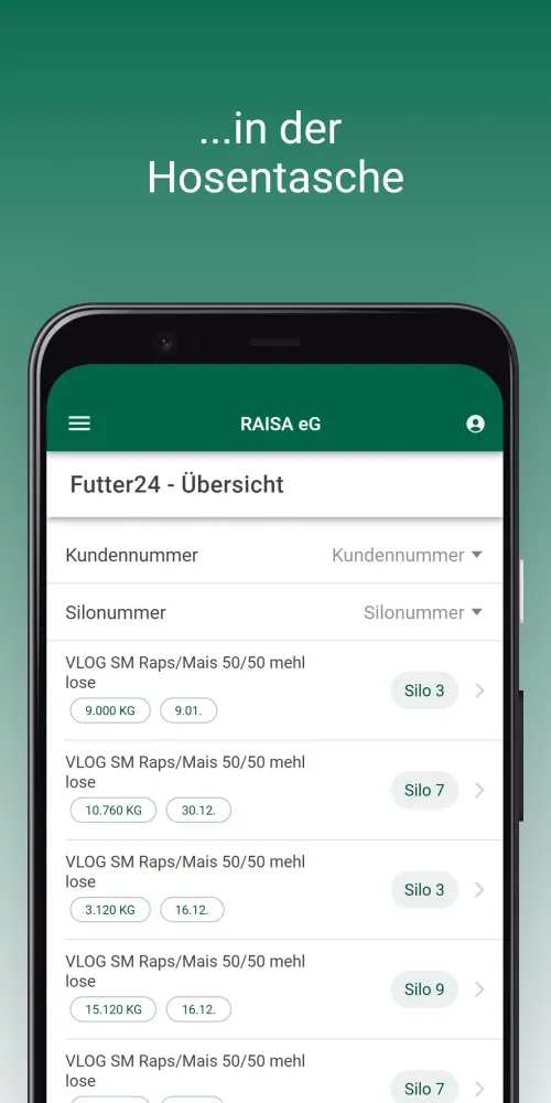 RAISA eG Ekran Görüntüleri