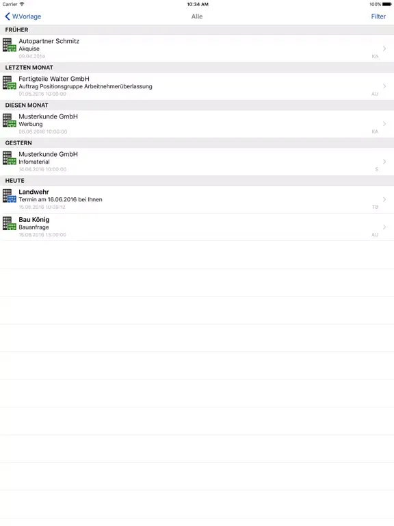 Screenshot di LANDWEHR iPad 