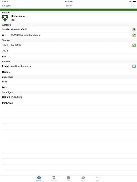 Screenshot di LANDWEHR iPad 