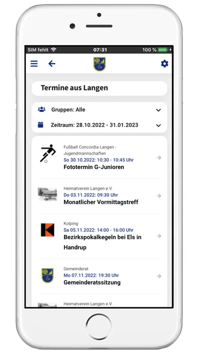 Langen App スクリーンショット