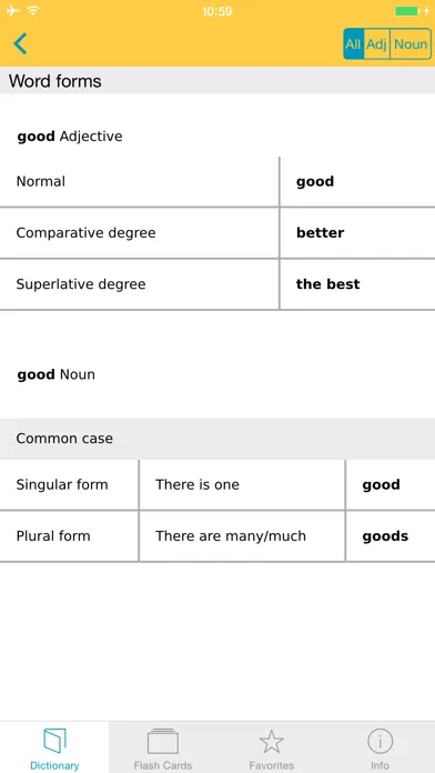 Tangkapan skrin German English XXL Dictionary